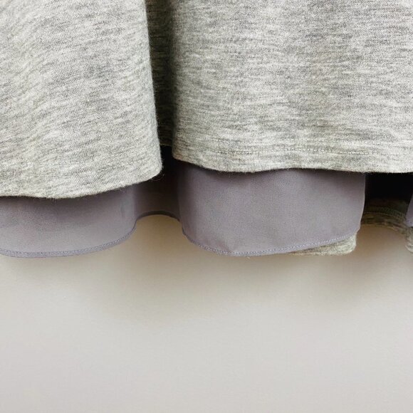 Umgee Layered Tunic Sweater Oversized Gray M - Picture 2 of 5